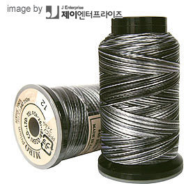 [미로] 자수용 프리즘 재봉실 40수 레인보우 12