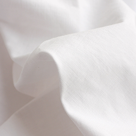 [코튼무지] 프랑스자수 내츄럴 무지 워싱 염색원단 - 화이트