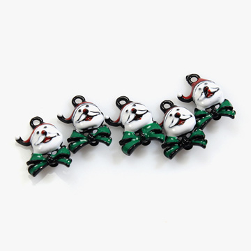 [장식부자재] 크리스마스 산타얼굴 장식 16mm x 20mm - 5개 1set (set)