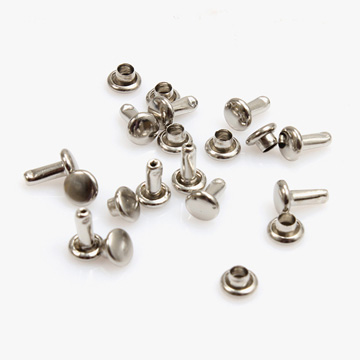 [가방부자재]신주 장식용 양면리벳(6mm x 9mm) - 니켈 (set)