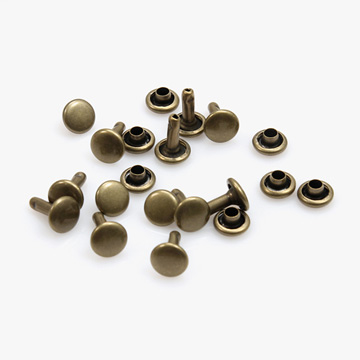 [가방부자재] 신주 장식용 양면리벳(8mm x 11mm) - 청동 (set)