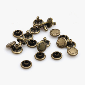 [바이핸즈] 신주 장식용 양면리벳(10mm x 7mm) - 청동 (set)