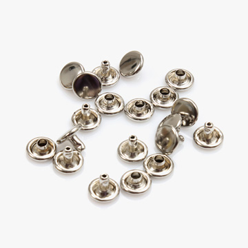 [가방부자재]신주 장식용 양면리벳(10mm x 7mm) - 니켈 (set)