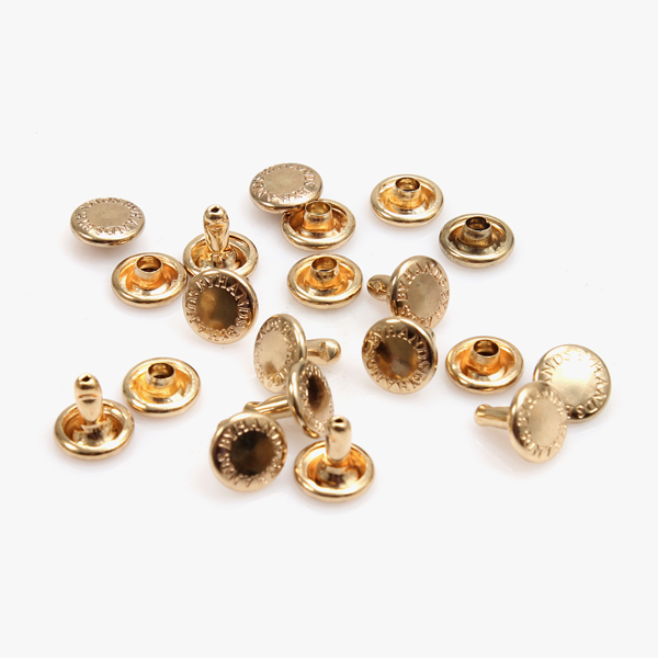 퀼트의시작은? 엔조이퀼트와 함께,[바이핸즈]신주 장식용 양면리벳(10mm x 9mm) - 골드