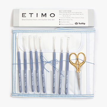 [튤립] 에티모 블루 레이스용 코바늘 세트 TLG-002 (개)