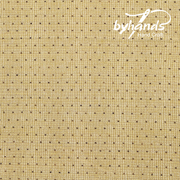 [바이핸즈] 클래식 미니 도트 선염체크원단 - 빈티지옐로우(더블롤링 10YD) (개)