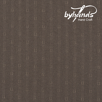 [바이핸즈] 미니스퀘어 라이트 선염체크원단 - 라이트브라운(더블롤링 10YD) (개)