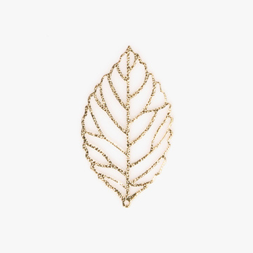 [장식부자재] 나뭇잎 장식 특大 - 골드 (개)