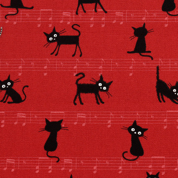 [CO10002-4B] [일본수입원단] 코코랜드 04 옥스포드 프린트원단 - 레드 (1/2Yd)