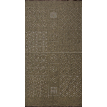 [올림푸스] 사시코 자수 퀼팅 도안 커트지 A 110cm x 60cm - 오파쿠쉐 (개)