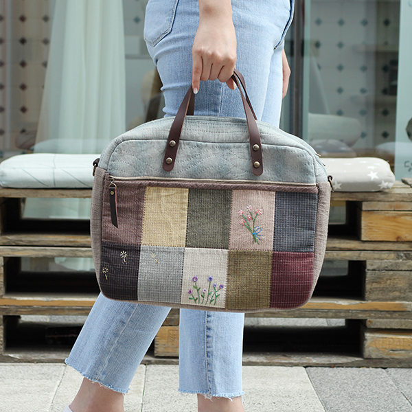 [바이핸즈] 퀼트패키지 가방 - 아뜰리에 브리프백 (개)