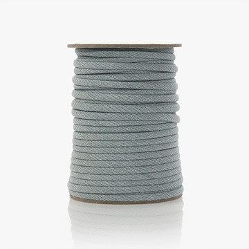 [바이핸즈] 스트링 선염체크 원단 파이핑(50YD) - 라이트블루 (개)