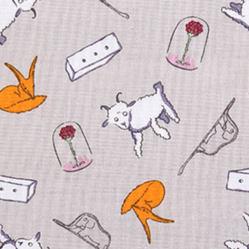 [라일리블레이크] 프린스 토스 프린트원단 - 그레이 (1/2Yd)