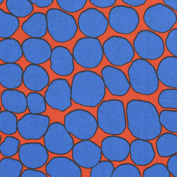 [프리스피릿(로완)] 카파파셋 콜렉티브 점블 프린트원단 - 로얄 (1/2Yd)