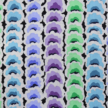 [프리스피릿(로완)] 카파파셋 콜렉티브 가렌드 프린트원단 - 블루 (1/2Yd)