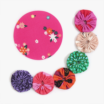 [원단패키지] 수입 프린트 요요 조각원단 40종 세트 - 3.6cm PYO-0010 (set)