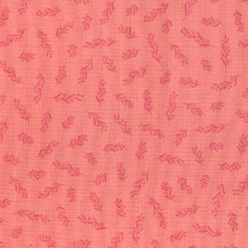 [라일리블레이크] 깅엄 가든 스템 프린트원단 - 코랄 (1/2Yd)