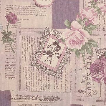 [유와] 잉글리쉬 애프터눈 셔팅 프린트원단 - 라벤더 (1/4yd) 826148-B (개)