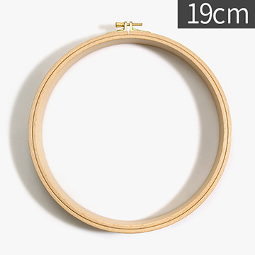 [너즈] 펀치니들 전용 우드 원형 수틀 - 19cm (폭 3.5cm) 180-3 (개)