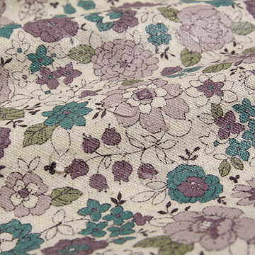 [유와] 쿠니카 그레이스풀 플라워 라미네이팅원단 - 퍼플 (1/4yd) (D02)Q446494-21-1A (개)