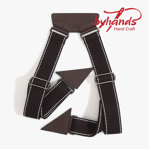 [바이핸즈] 프리미엄 사피아노 백팩용 스티치 웨빙핸들 44-6403 SA