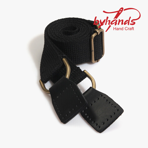 [바이핸즈] 사각 길이조절 크로스 웨빙핸들 78cm ~ 126cm 44-1426