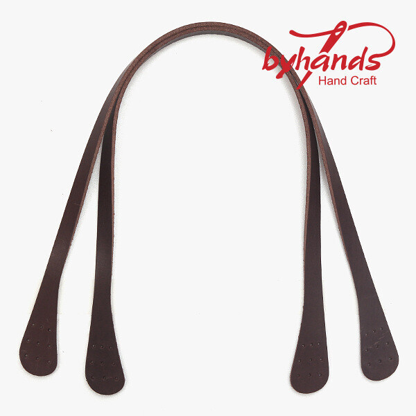 [바이핸즈] 내추럴 고급 통가죽 물방울 숄더핸들(49.5cm) BY40-5002
