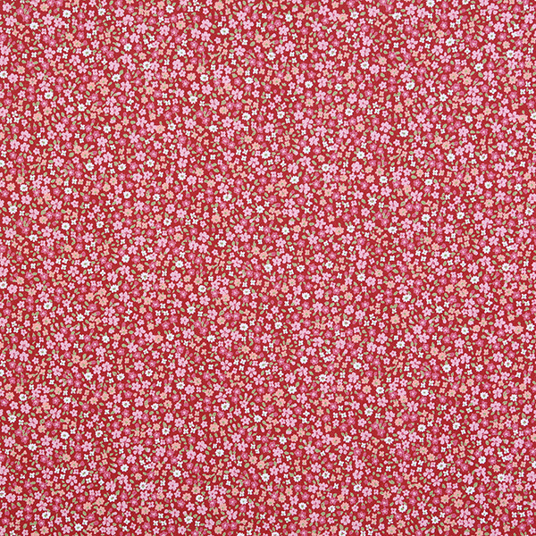 [세븐베리] 일본 수입원단 꽃무늬 퀼트천 플라워 면원단 - 6110-D6 ☆