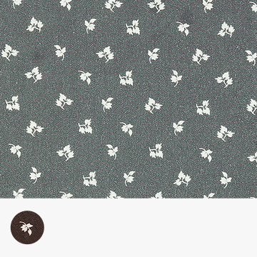 스토프 덴마크 친환경 수입원단 꽃무늬 퀼트천 프린트 면원단 - 4512-02 (1/2Yd)