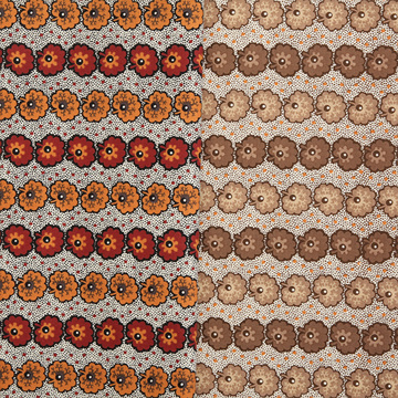 퀼트 천원단 라일리블레이크 면프린트 수입원단 - 번티풀 아텀 리브스 ☆ (1/2Yd)