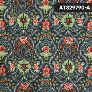 [유와] 다마스크 포레스트 셔팅 프린트원단 - 829790 (1/4yd)☆ (개)