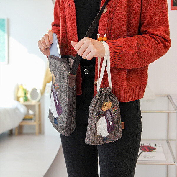 [퀼트 초보자용] 퀼트패키지 가방 -  선보넷 시즌2 (숄더백 & 조리개 파우치)