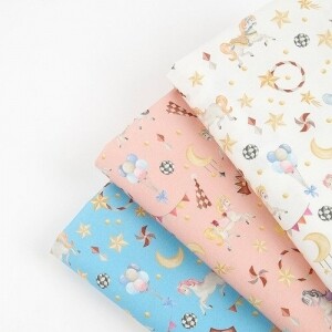 친환경 오코텍스인증 항균항염원단 20수 DTP원단 - 환타랜드 ☆ (1/2Yd)