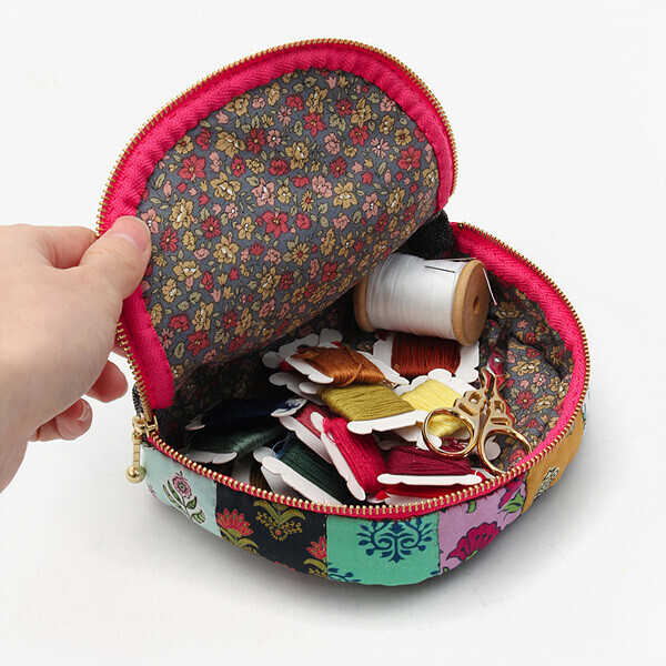 [바이핸즈] 퀼트패키지 소품 - 마녀 고양이 파우치