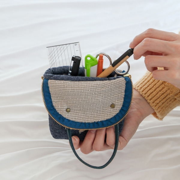 [바이핸즈] 퀼트패키지 소품 - 닥스 필통 겸 파우치