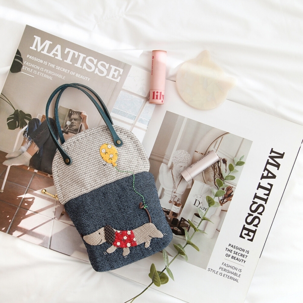 [바이핸즈] 퀼트패키지 소품 - 닥스 필통 겸 파우치