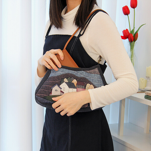 [퀼트 초보자용] 퀼트패키지 가방 - 푸르른언덕 시즌2 (숄더백)