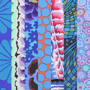 [원단패키지] 프리스피릿 도트 면원단 플라워 퀼트천 7종 - 30cmx25cm USH5345 (set)