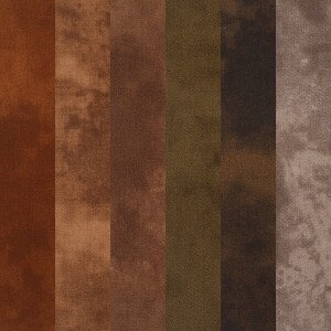 [원단패키지] 스토프 덴마크 수입원단 무지 면원단 염색 퀼트천12 6종 - 45cmx26cm ESH3802 (set)