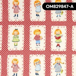 [유와] 원마일 로제즈 아윌포토 프린트원단 - OM829847 ☆ (1/2Yd)