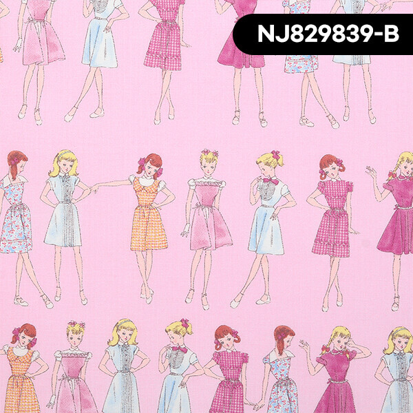 [유와] 나카하라 준이치 미다시나미 프린트원단 - NJ829839 (1/4yd)☆