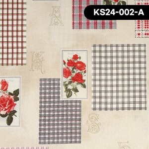 유와 고노 사나에 로즈카드 프린트원단 - KS24-002 (1/4yd)☆ (개)