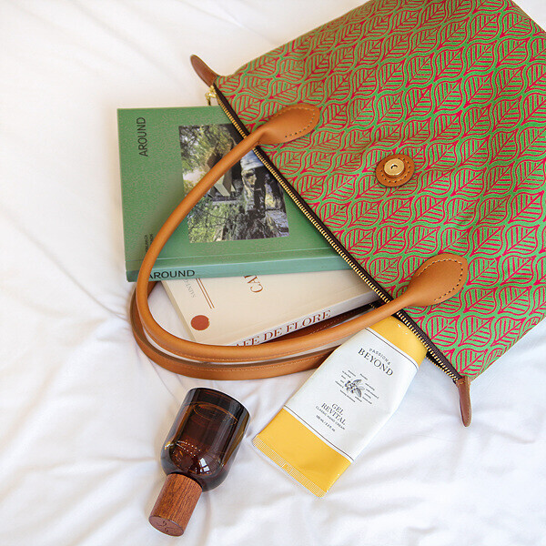 [바이핸즈] 퀼트패키지 가방 - 핸드블록 토트백