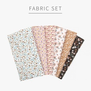 [원단패키지] 프랑스수입 3822 프린트 6종 - 45cm x 35cm ESH3822 (set)