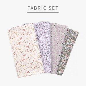 [원단패키지] 프랑스수입 3823 프린트 4종 - 45cm x 35cm ESH3823 (set)