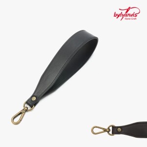 [바이핸즈] 프리미엄 민무늬 가죽 와이드 핸드 스트랩 18-2203 (개)