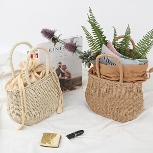 생활용품2 라탄 토드백 여성용 여름 데일리가방 여행가방(개별배송) (개)