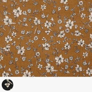 [수입원단] 대폭 면원단 포플린 플라워 코튼프린트원단 ☆ (1/2Yd)