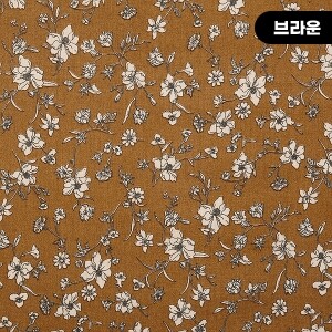 [수입원단] 대폭 면원단 포플린 플라워 코튼프린트원단 ☆ (1/2Yd)