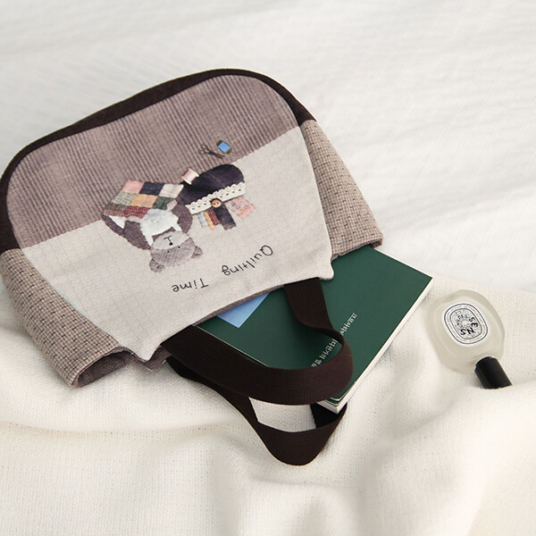 [퀼트 초보자용] 퀼트패키지 가방 - 티타임 토트백 & 미니 손가방